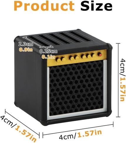 صندوق حامل اختيارات الجيتار، حامل مجداف على شكل مكبر صوت، حامل عرض اختيار الجيتار، للتخزين والعرض، للقيثارات وعازفي القيثارة وعازفي الجيتار، باستثناء المجاذيف in Kuwait