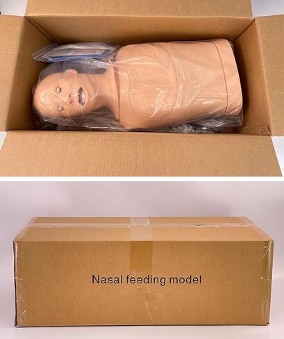 Human Intubation Gastric Tube Model Advanced Nasogastric Tube and Trachea Care Manikin Gastric Lavage Tracheostomy Model for Nurse and Medical Students in Saudi Arabia