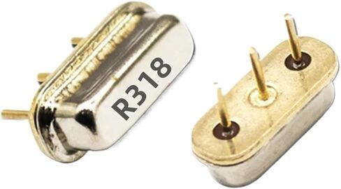 (5 قطعة) R318 R318A 318M 318MHZ D11 مرشح الصوت متر مرنان التحكم عن بعد RF مذبذب الكريستال 3PIN DIP3 +-75K in Saudi Arabia