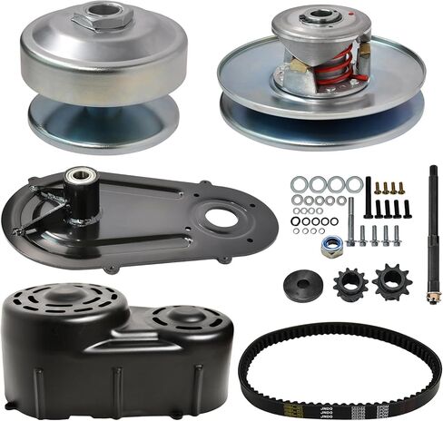 مجموعة محول عزم الدوران من سلسلة JNDO Go Kart 40 مع بكرة سائق 1 بوصة، بكرة مدفوعة 3/4 بوصة مناسبة لجميع محركات 8hp-16hp مع أعمدة مرفقية مستقيمة 1 بوصة ومفتاح 1/4 بوصة للمذنب 209133A Manco 2432 in Kuwait