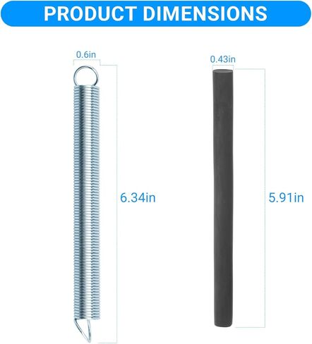 DONFON 4-Pack Ventilated Rotor Spring Silencer Assembly, 9800 Brake Lathe Rotor Silencer Band Compatible with Ammco、Accu-Turn、RELS，Replacement for: 909800, Sb9800, 438190, 175-276-1 in Kuwait