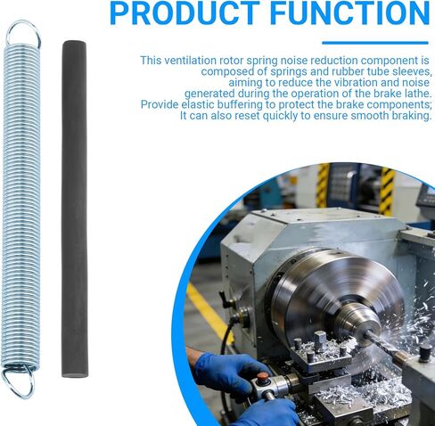 DONFON 4-Pack Ventilated Rotor Spring Silencer Assembly, 9800 Brake Lathe Rotor Silencer Band Compatible with Ammco、Accu-Turn、RELS，Replacement for: 909800, Sb9800, 438190, 175-276-1 in Kuwait