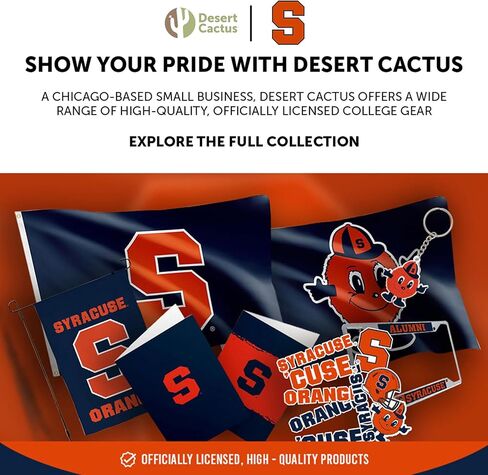 Desert Cactus Syracuse University Acrylic Magnet 3 Pack SU Orange Decorative Design Officially Licensed (Magnet Set A) in Saudi Arabia