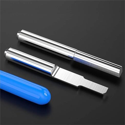 Vsharp Carbide 1 فلوت نقش بت CNC أداة 3.175 4 6 مم مطحنة نهاية مسطحة أكريليك MDF خشب نحت عمود طحن القاطع (3.175x2x8) in Saudi Arabia