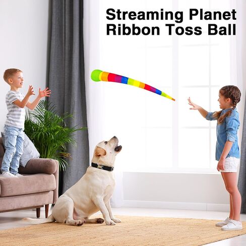 8 عبوات من كرات مذنب قوس قزح مقاس 25.6 بوصة مع ذيول طويلة، وكرات رمي ​​وإمساك ناعمة للتدريب الحسي، وتمارين التنسيق، والرياضات الخارجية in Kuwait