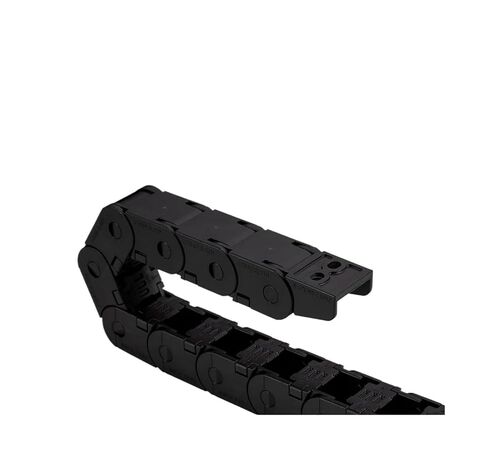 1m Cable Chain Semi-Enclosed Interior Opening 18x18 18x25 18x37 18x50 Drag Plastic Towline Transmission(28mm,18x25 mm) in Saudi Arabia