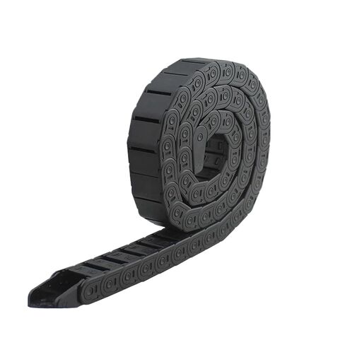 Cable Chain 7 * 7 10 * 10 15 * 20 15 * 30mm 18 * 50mm 1M Non-Opening Semi-Enclosed Plastic Drag Chain Drive Drag Chain Machine(18x50 mm) in Kuwait