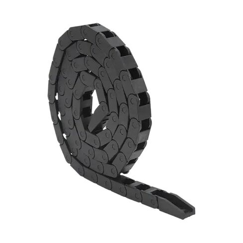 سلسلة كابل 7x7 10x10/15/20/30/40 مم حامل سلك سلسلة سحب الكابل مع موصلات نهاية للآلات 550 مم/1000 مم طول 1 متر (7 × 7 مم 1000 مم) in Kuwait