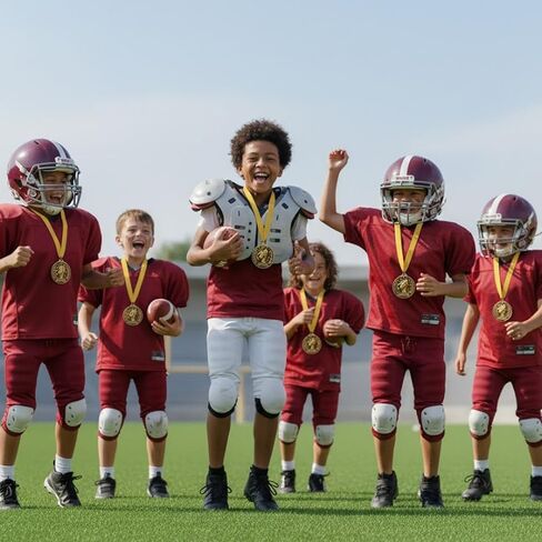 10 عبوات من ميداليات العلم لكرة القدم الذهبية مع أشرطة للرقبة in Kuwait