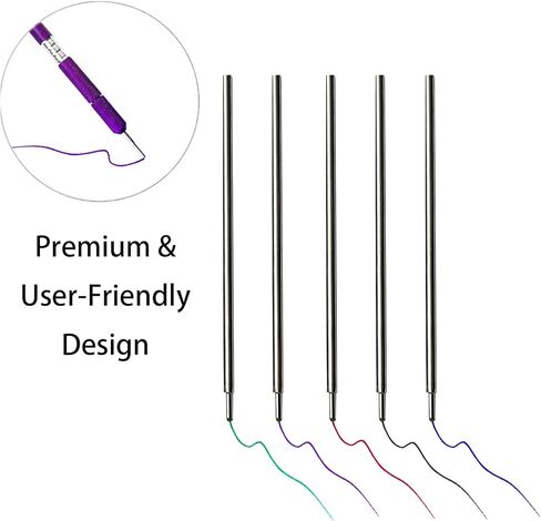 20-Piece Assorted Tattoo Skin Marker Pen Core Set - Professional Surgical Tip Refills for Microblading, Skin Stenciling & Precise Marking | Skin Surfer Stencil Accessories for Tattoo Artists (Red) in Saudi Arabia