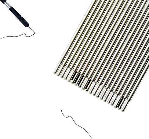 20-Piece Assorted Tattoo Skin Marker Pen Core Set - Professional Surgical Tip Refills for Microblading, Skin Stenciling & Precise Marking | Skin Surfer Stencil Accessories for Tattoo Artists (Red) in Saudi Arabia