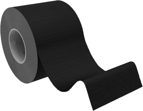 موليسكين للبثور، 2 بوصة × 15 قدم من موليسكين للأقدام، بطانة مرنة ومقطعة إلى أي حجم، شريط موليسكين للجري والمشي لمسافات طويلة والمشي (أسود) in Kuwait