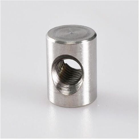 Barrel nut, Embedded Furniture Hammer Insert Nut Cylindrical Metric Thread Woodworking M4M5M6(M5x30 (5Pcs)) in Saudi Arabia