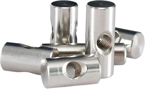 Barrel nut, M4/M5/M6Barrel Bolts Cylindrical Pin Dowel Cross Hole Hammer Embedded Nut(M5x20 (5Pcs)) in Saudi Arabia