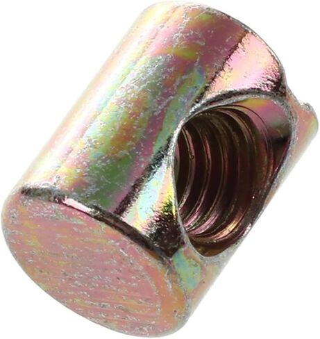 Barrel nut, Barrel Furniture 10pcs M6 Cross Dowel Slotted Nut for Beds Crib Chairs in Kuwait