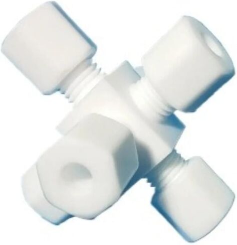 عبور 5 طرق 3 4 6 8 10 12 مم 1/8 "1/4" 3/8 "1/2" بوصة أنبوب اتحاد ضغط OD (10-6-6-6-6 مم مخفض_1 قطعة) in Kuwait