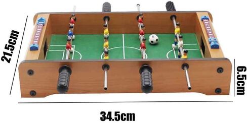 Tabletop Foosball Set, 14 inch Mini Foosball Table with 2 Balls and Manual Sliders Score Keeper, Self Assembly Indoor Outdoor Table Soccer Game for Game Rooms Parties Family Night in Kuwait