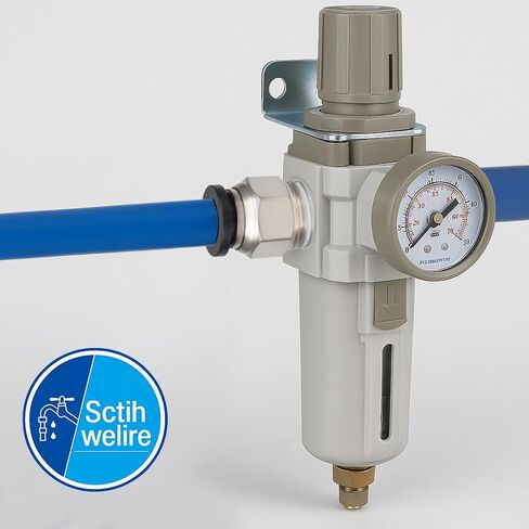 Push to Connect Fittings 3/8" Tube OD to 1/4 NPT, Nickel-Plated Brass Pneumatic Connectors, Quick Release Air Line Fittings, Leak-Proof and Durable for Industrial Use (Pack of 5) in Kuwait