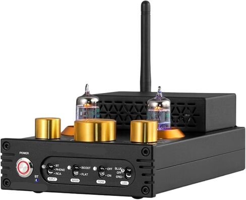 X1 HiFi GE5654 مُضخّم صوت 5.0 استقبال مم فونو مكبر للصوت القرص الدوار مكبر كهربائي X-HD 160 واط * 2 in Saudi Arabia