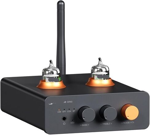 مضخم صوت أنبوبي لسماعات الرأس GR40 U DAC ومضخم صوت لسماعات الرأس مع أنابيب 5654 وات، مدمج، مع V3، ZA3 in Saudi Arabia