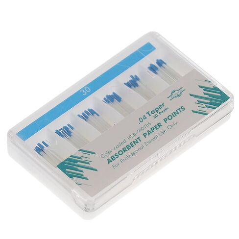 400705 HSB Absorbent Paper Points .04 Taper #30 60/Pk in Saudi Arabia