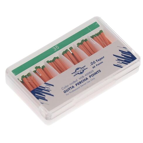400820 HSB Gutta Percha Points .06 Tapered #35 60/Pk in Saudi Arabia