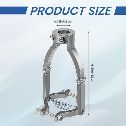 Square Hole Drill Bit Adapter for Drill Press – Dual-Use Mortising Attachment for Drill Press & Hand Drill, Mortising Machine Accessory, Adapter for Woodworking in Saudi Arabia