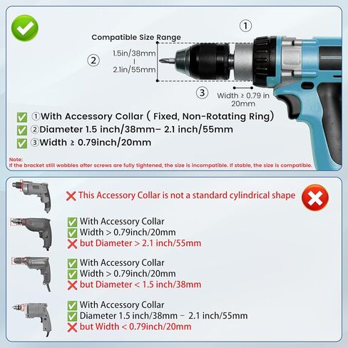 Square Hole Drill Bit Adapter for Drill Press – Dual-Use Mortising Attachment for Drill Press & Hand Drill, Mortising Machine Accessory, Adapter for Woodworking in Saudi Arabia