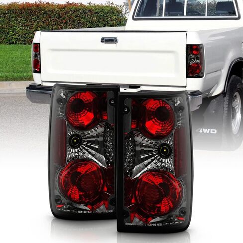 AKKON - For Toyota Pickup Truck Black Bezel Rear Tail Lights Brake Driver/Passenger Lamps Pair in Kuwait