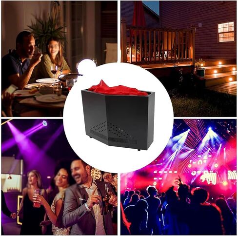 3D Artificial Flame Lamp, 5.9ft Electronic LED Fake Flame Light, Electric Campfire with 36pcs Light Beads, Max Flame Height 1.8m and Flutting Realistic Effect, for Stage, Club, Party, Bonfire in Saudi Arabia