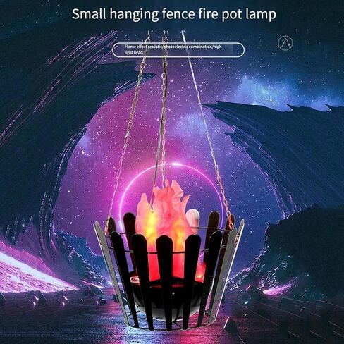 مصباح لهب نار وهمي LED، ضوء لهب صناعي ثلاثي الأبعاد، نار تخييم كهربائية، طول القماش 20-25 سم وطول السلسلة 58 سم، أداء إضاءة ثابت ومتين، للملهى الليلي، دي جي المحمول، المسرح in Kuwait