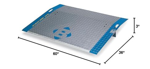 Bluff Aluminum Dock Plate - 36X60" - Standard -3/8" Thick Plate - 6017-Lb. Capacity in Saudi Arabia