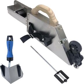 Semi-Automatic Even Flow Banjo w/Wheel Kit | Advance Equipment MFG Co. | Inside 90° Corner Hand Flusher & FREE 12" Mud Pan Mixer | Kit 35637 | 100+ Years Family Owned USA Made in Kuwait