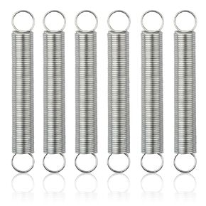 9669 Small Springs, Extension Springs, Single Loop Opening, 4-Inch Length, 9/16-Inch Outside Diameter, Tempered Wire Construction, Pack of 6 in Kuwait