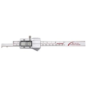 Inside Groove Width Digital Caliper with Hook, Measure Width of Grooves Inside Bores, Range 3-150mm, Resolution 0.01mm, mm/inch, Stainless Steel in Saudi Arabia