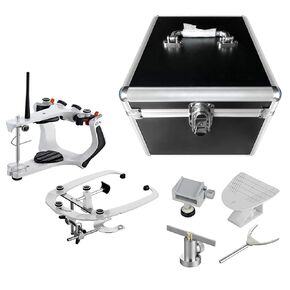 High Precision Lab Semi Adjustable Articulator with Standard Facebow Black Aluminum Box in Kuwait