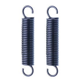 وصلة ثقيلة قطعة واحدة، قطر السلك 2 مم، القطر الخارجي 12 مم، الطول 40-100 مم، خطاف زنبركي مزدوج من الصلب لشد سلك الزنبرك (2 × 12 × 90 مم) in Kuwait