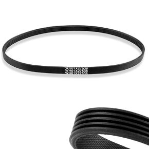 حزام محرك الغسالة WH01X27538 متوافق مع GE، استبدال حزام غسالات Hotpoint مع تعليمات 290D1101P005، AP6328256، PS12299369، 4587903، استبدال حزام محرك الغسالة (أسود) in Kuwait