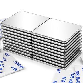 DIYMAG Powerful Neodymium Square Magnets, Strong Permanent Rare Earth Magnet for Fridge, DIY, Building, Science, Craft, and Office, 1.16" x 1.16"x 1/8", Pack of 6 in Kuwait