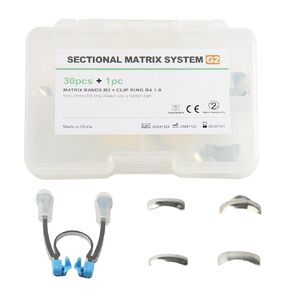 Dental Matrix Bands Contoured Tooth Interproximal Sectional Metal Matrices Refill 4 Sizes for Tooth Interproximal Refill Pack of in Saudi Arabia