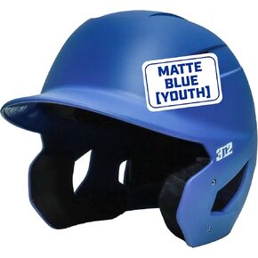 3N2 Pro Clutch Baseball Helmet - Ventilated High-Impact Shell, Moisture-Wicking Padding - Matte (Black, Red, Navy, Blue or White) - Youth in Kuwait