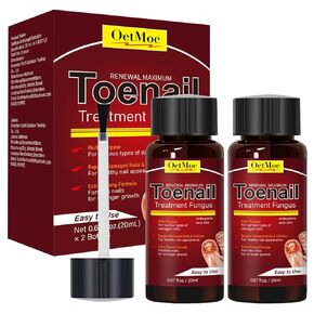 Toenail Fungus Treatment Extra Strength, Nail Fungus Treatment with 25% Undecylenic Acid for Thick, Yellow, Discolored & Broken Nails, Ultimate Fungal Nail Repair for Healthier Nails, 2 Bottles in Saudi Arabia