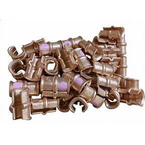 صنبور نحاسي 10 عبوات (وردي) YC2L12 - صنبور نحاس C #4/#4-10 صنابير كهربائية (لون القالب وردي) in Kuwait