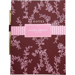 Laura Ashley English Garden Flip Pad with Pen - 6 × 8.25 بوصة من المفكرة السميكة ، غلاف قوي ، صفحات مثقبة مبطنة ، حامل قلم مرن ، وسادة كتابة أنيقة in Kuwait