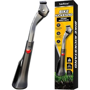 Wakano Bike Kickstand 24-29 inches, Heavy Duty Bike Kickstand for Adult Bike, Max Load: 170 LBS, Extra Large Base with Cleats, Robust Bicycle Stand for Mountain Bikes, City Bikes and Commuter Bikes in Saudi Arabia