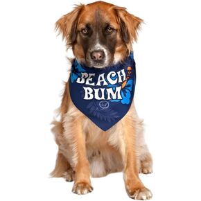 Beach Bum Blue Dog Bandana. in Saudi Arabia