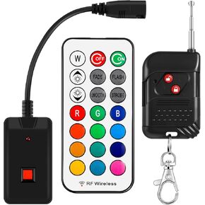 3 Pack Fog Machine Remote Control Replacement Part and Receiver 3 Pins Round Plug 13 Colors Wireless and Wired Remote with Fuse Protect for 400W 500W Fog Machine for Halloween Christmas New Year in Kuwait