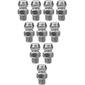 Alemite 3016 Pack of 10, 10-32 UNF-2A 1/4" Hex, 1/2" Length, 1/8" Shank in Kuwait