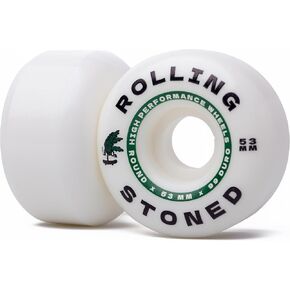 Rolling Stoned Skateboard Wheel Set - High Performance Skateboard Wheels, 99a, 53mm in Kuwait