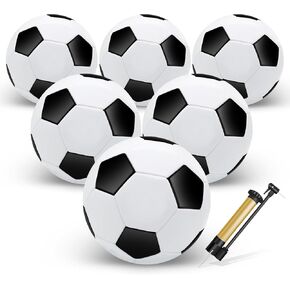6 Pack Soccer Balls with Pump Needle, Size 3/4/5 Soccer Training Ball Practice for Kids,Youth and Adults, Soccer Ball Bulk in Kuwait